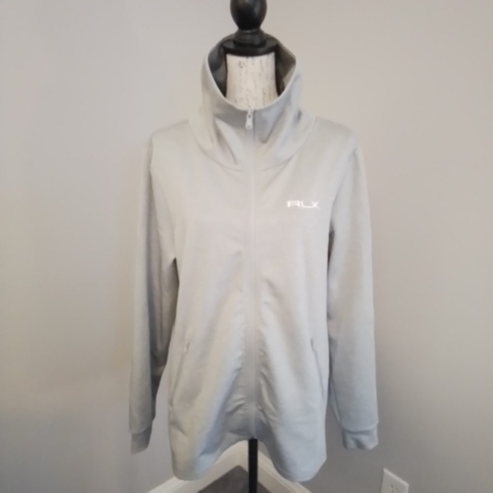 RLX Ralph Lauren Full Zip Oversized Collar RSM Classic Sea Island Golf Jacket L